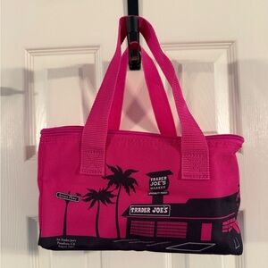 Trader Joe’s Vibrant Pink Tropical Lunch Bag